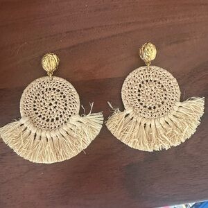 Ana Earrings in Beige
